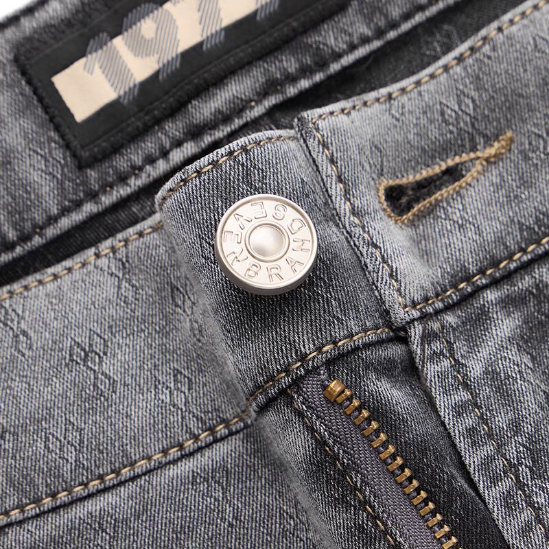 Мужские модные джинсы прямого кроя из лайкры Sevenwolves