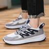 Мужская обувь сетчатая дышащая обувь для папы трендовая универсальная на платформе спортивная повседневная обувь