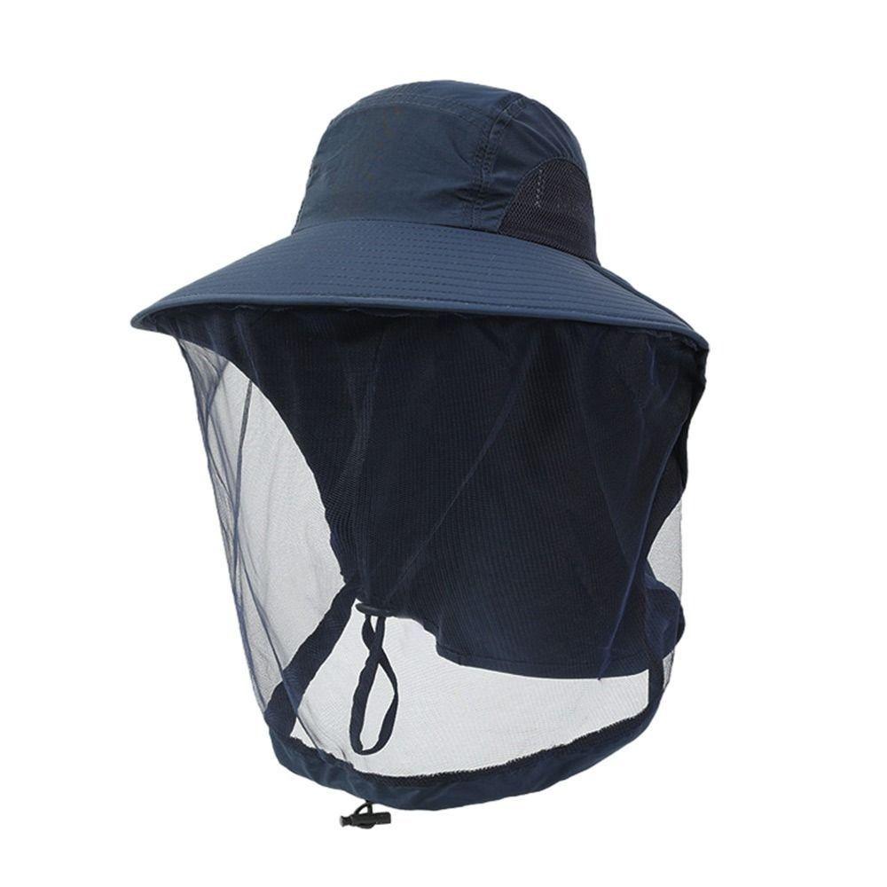 Outdoor Sunscreen Fishing Sun Cap Face Neck Protection Bucket Hat Insect Proof Cap  Jungle Farm