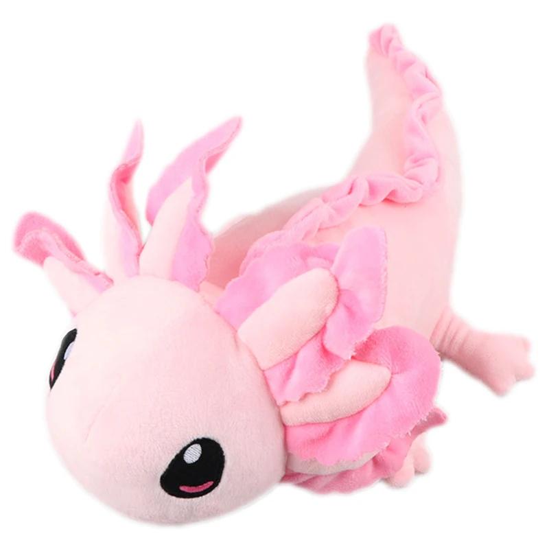 40/70cm Axolotl Plush Toy Soft Stuffed Plushie Doll Cartoon Character Toys Kids Baby Chlidren Christmas Gift