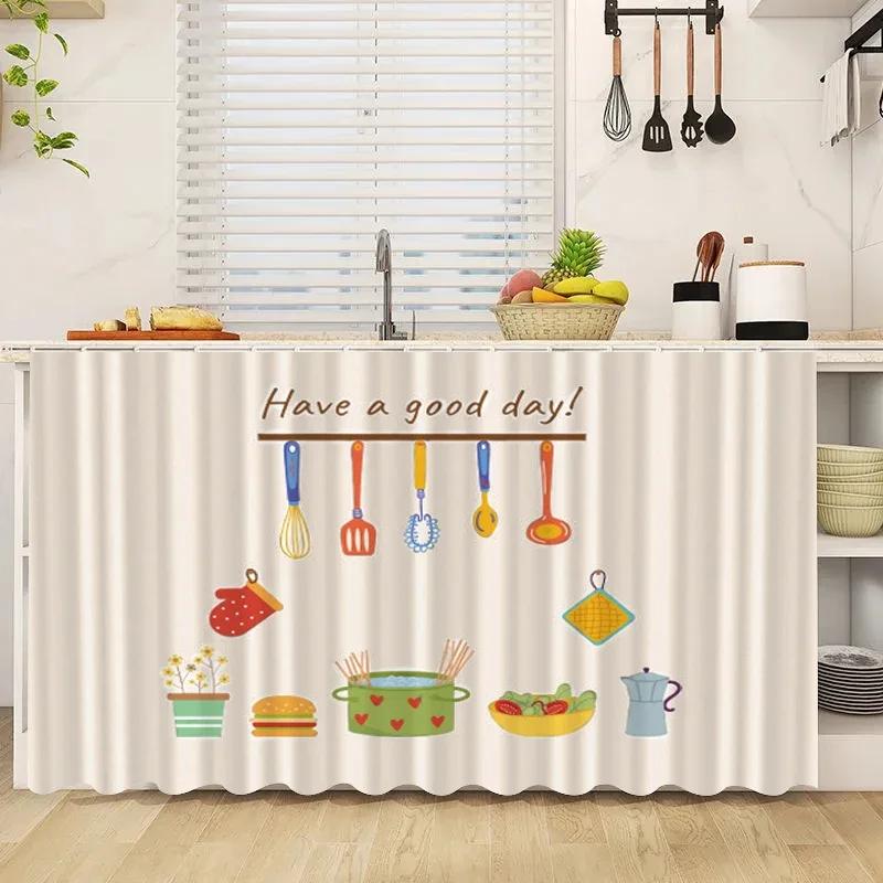 Шкафная штора без сверления, шкафная пыле-маслозащитная штора, пылезащитная тканевая штора, затемняющая, для гардероба, книжного шкафа, тканевая