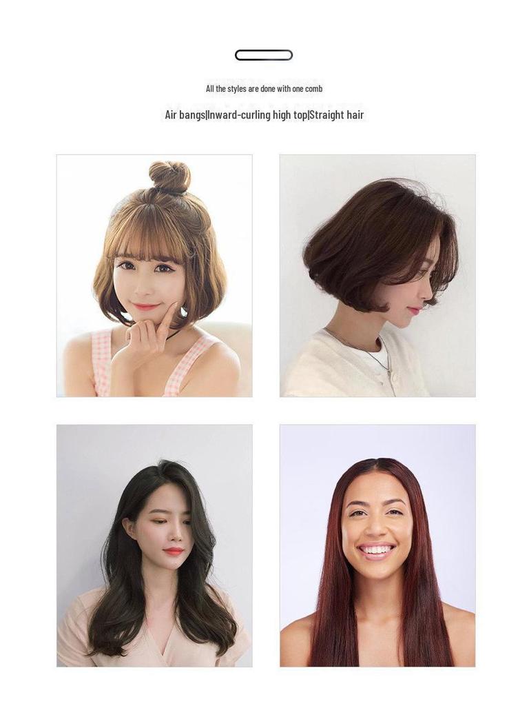 Портативный беспроводной выпрямитель для волос и набор для завивки с несколькими скоростями и постоянной температурой