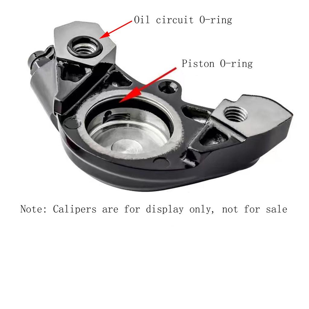 355 Caliper Piston Sealing Ring For-shimano Hydraulic Brake Piston Black Sponge