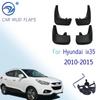 4pcs Auto Fender Flares Mudflaps Mudguards Car Mud Flaps Front Rear Splash Guards for Hyundai Ix35 2010 2011 2012 2013 2015