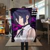 1Pc Chainsaw Man Print Flannel Blanket, High quality Comfortable for All Seasons, Home Decor, Warmth and Comfort, Perfect for Christmas Gifts