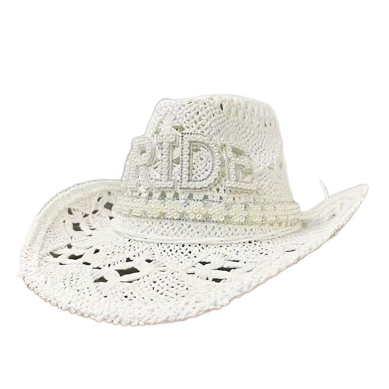 Summer Sailor Trend Western Cowboy Hat Hawaiian Vacation Fashion Straw Hat Beach Seaside Hottie Sun Hat