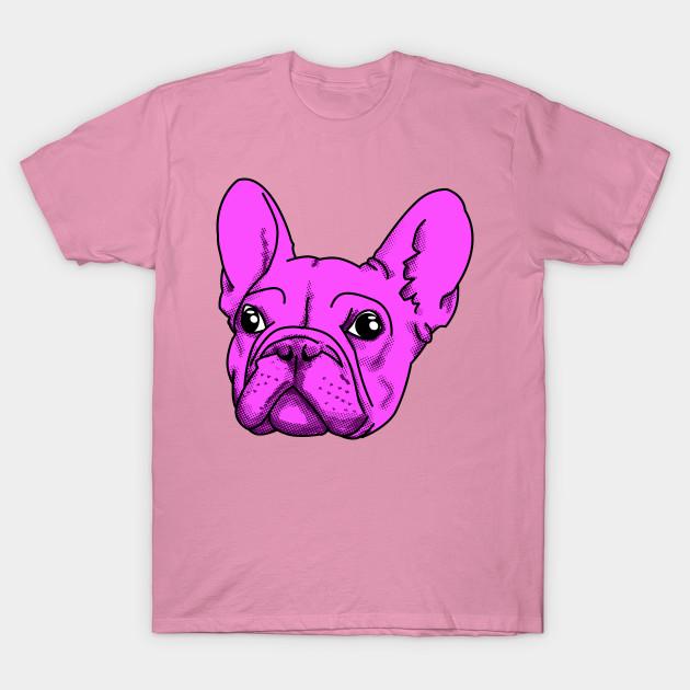 T Shirt Women Cool Purple French Bulldog Harajuku Print Kawaii Tshirt Summer Short Sleeve Female T-Shirt Top Tee