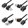 Right Angle Cable Adapter Network Extension Cable Cat6 Ethernet Cord RJ45 Cable CAT6 Network Wire