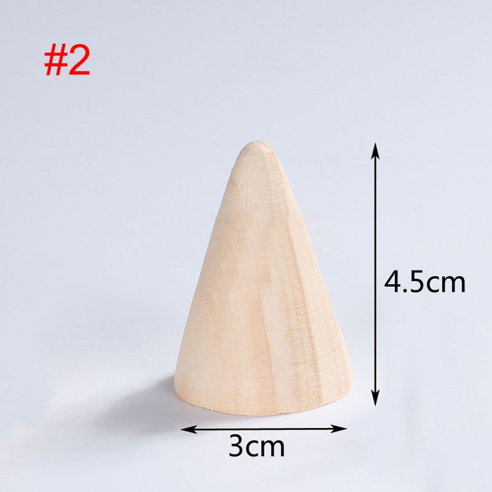 Дизайнерская неокрашенная подставка в форме конуса для хранения ювелирных изделий, стойка для колец, держатель для колец, органайзер