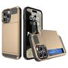 Чехол для телефона для IPhone 17 Air 16E 16 15 14 Plus 13 12 11 Pro Max Кошелек с отделением для карт Выдвижной карман Защитная крышка