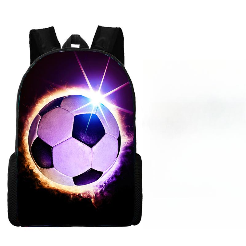 Футбольная школьная сумка для детей начальной и средней школы, мальчиков и девочек, двойное плечо и задняя часть