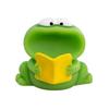 Mini Frog Figurines Cartoon Big Mouth Chorus Frog Statue for Moss Landscape Flower Pot Accessories Resin Miniature Desktop Ornament for Car Home Decor