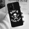 Rock and Roll Skull For Realme 12 Pro Plus 11 10 9 C67 C55 C53 C35 C33 C30 C25s C21Y C15 GT3 GT5 GT Neo 5 Case