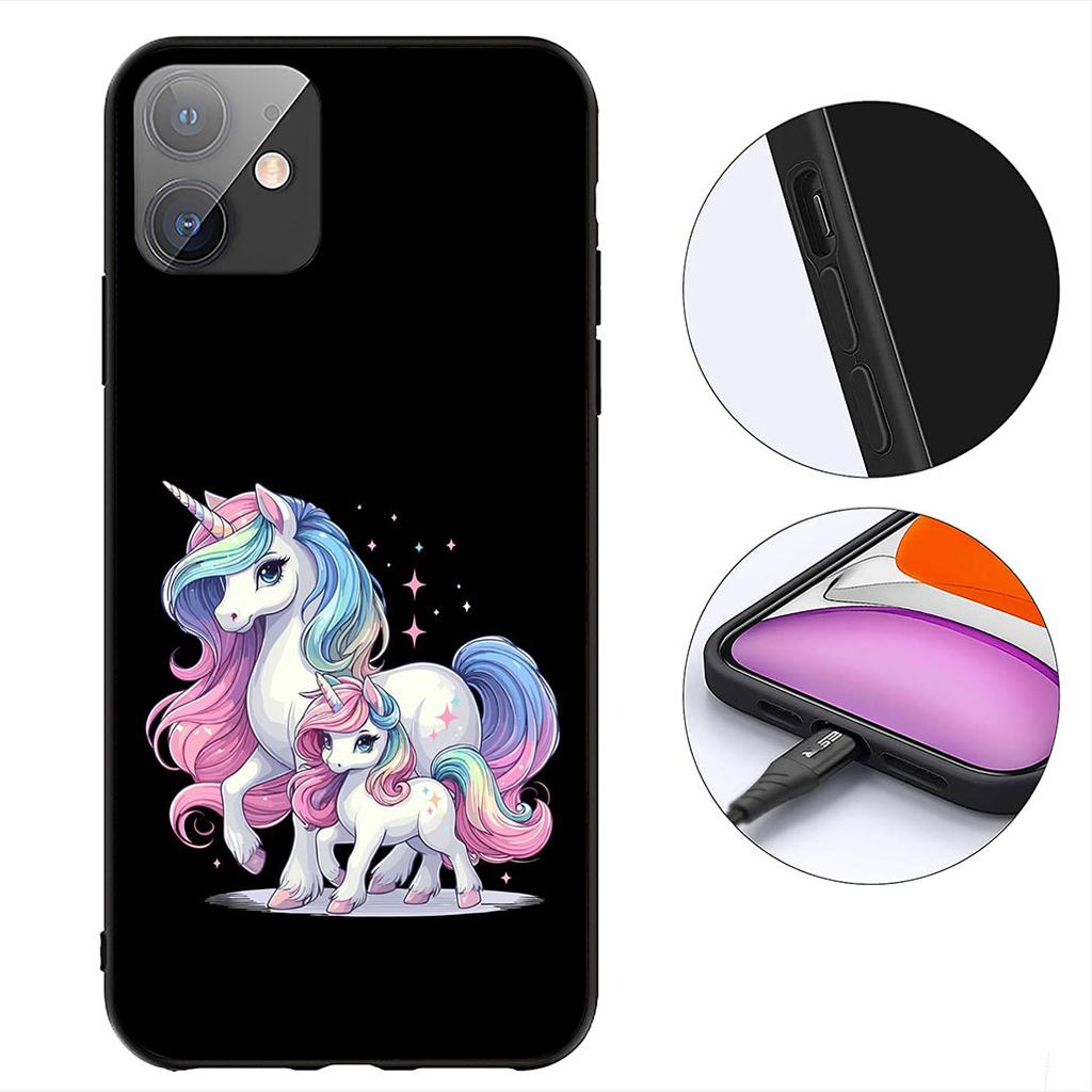 Cartoon Unicorn Horse Anime Phone Case for Motorola Moto Edge 50 30 Fusion 40 NEO Ultra Pro G22 G23 G20 G35 G84 G13 G53 Cover