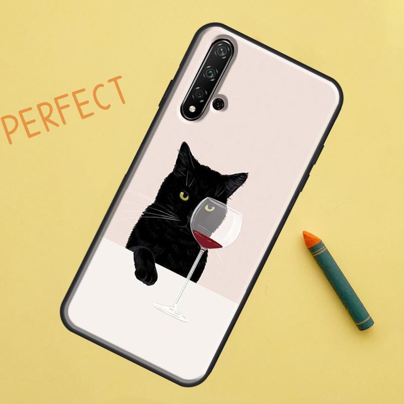 Забавное искусство с котами Для Huawei Nova 10 9 SE 11 Pro 12i 11i 8i Y60 Y70 Y90 Y61 Y91 Y72 Y73 P20 P40 P30 Lite Чехол