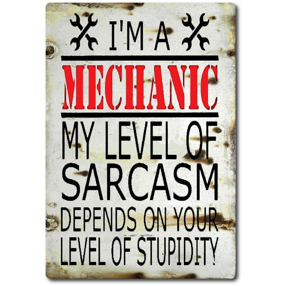 Американская мастерская механика Винтажный Ретро Жестяная Табличка дверь Настенный Декор Металлическая Бар Паб Постер