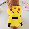 Очаровательный костюм питомца Pokemon Go с дизайном Пикачу с капюшоном для собак и кошек
