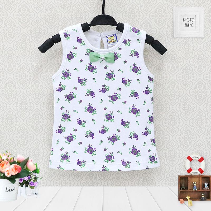 Newborn Girls Infant Clothing Pure Cotton Spring Autumn Summer Vest Shirt Upper Outer Garment Kidswear Women Baby Princess Apparel