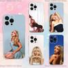 Чехол для телефона Singer S-Sabrina для iPhone 17,16,15,14,13,12,11 Plus,Pro,Max,XR,XS,Plus,E,SE4,Mini Прозрачный чехол