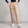 Light Cotton Trousers Women Outside Wear Winter Thickening Trousers Warm Loose High Waist Clip Cotton