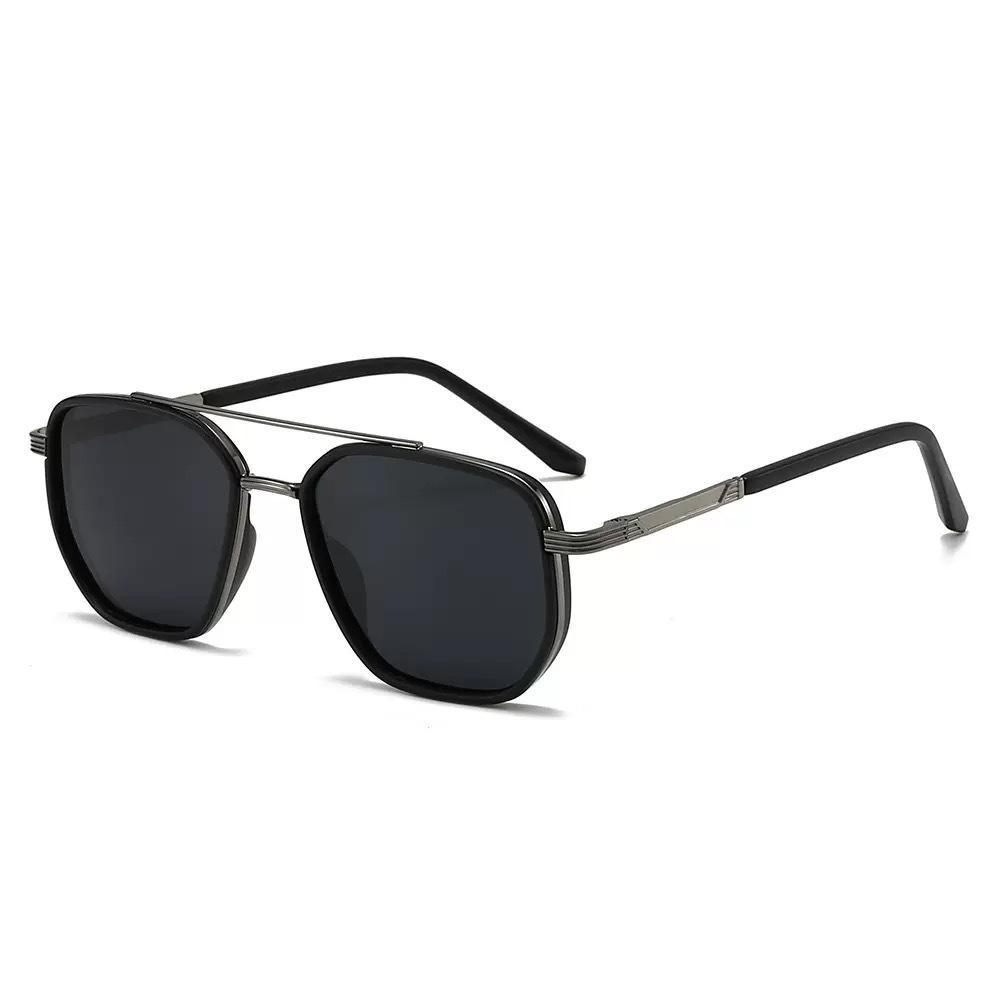 2025 Retro Polarized TR90 Semi-Metal Square Sunglasses for Men & Women
