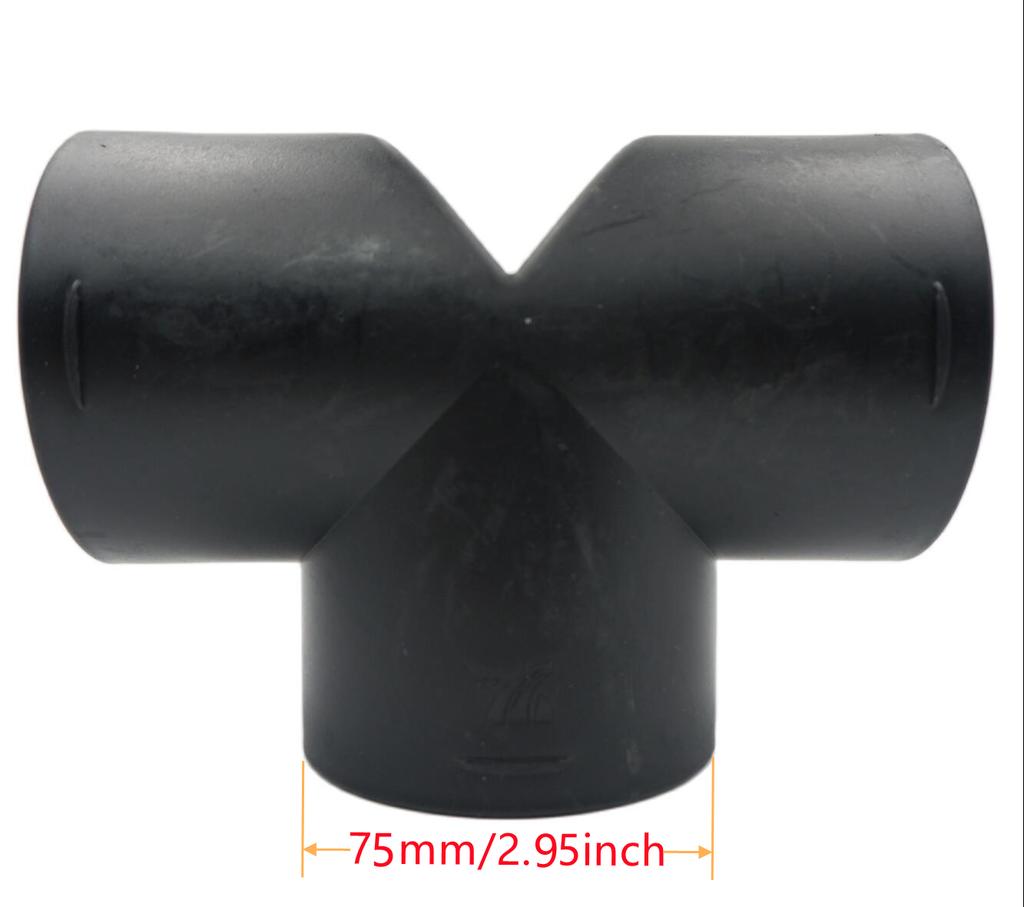 42мм 60мм 75мм Воздуховод Y T L Плоский элемент Колено Патрубок Выход Выхлоп Соединитель Дизельный отопитель Для Автомобиля Каравана Кемпера