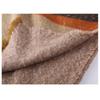 Autumn and Winter Korean Version of Imitation Cashmere Scarf, Striped Color Matching Shawl, Spliced Striped Scarf, Tassel Two