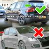 Спойлер-накладка на заднее боковое окно для VW Golf4 Golf 5 Golf 6 Golf 7 MK4 MK5 MK6 MK7 MK7.5 MK8, крышка-жалюзи на окно, воздухозаборники