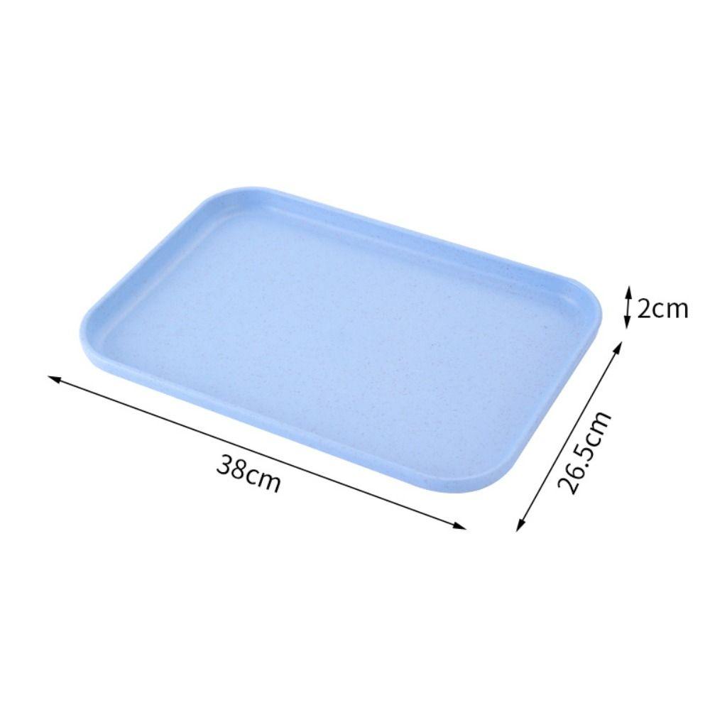 Лоток для столовых приборов Прямоугольный пластиковый лоток для хранения Пшеничная соломенная подставка Новая форма для хлеба Школьный обед
