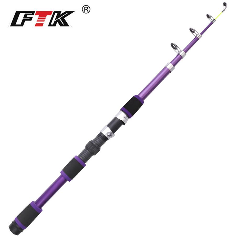 FTK Fibreglass Fishing Rod 1.8M/5.9FT Outdoor Sports Travel Telescopic Fishing Rod Portable Fishing Rod Christmas Gift