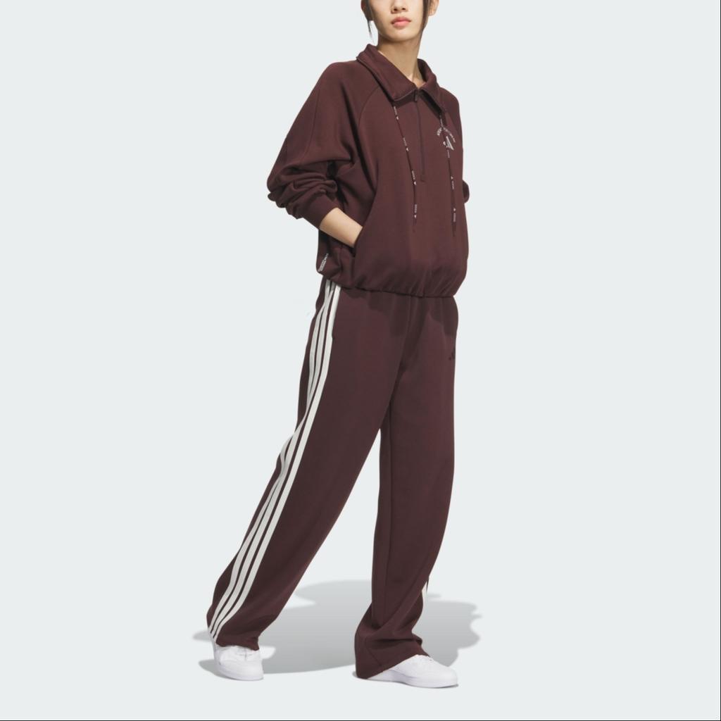 Adidas Sports Casual Letter Long Sleeve Stand Collar Sweatshirt Women Sweatshirt KC0066