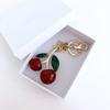 Fashionable Fruit Keychain Charm Women's Elegant Handbag Accessory Car Pendant Craft Supplies for Adults Daily Use