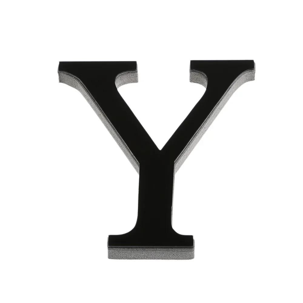 Наклейка на стену 26 букв 3D DIY Зеркальная Акриловая Декаль Декор Дома Настенное Искусство Фреска для вечеринки свадьбы Рождества Ретро Настенное Искусство