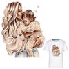 Наклейки «Mama Kiss Her Boy» на футболках, платьях, термоперенос, «сделай сам», «горячая слеза», новый дизайн, нашивки для одежды, легкая печать