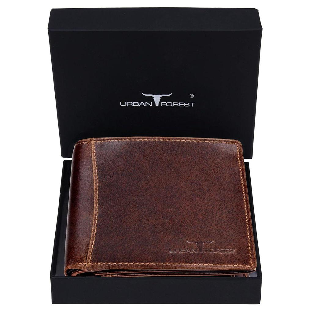 Мужской кошелек из анилиновой кожи Oliver