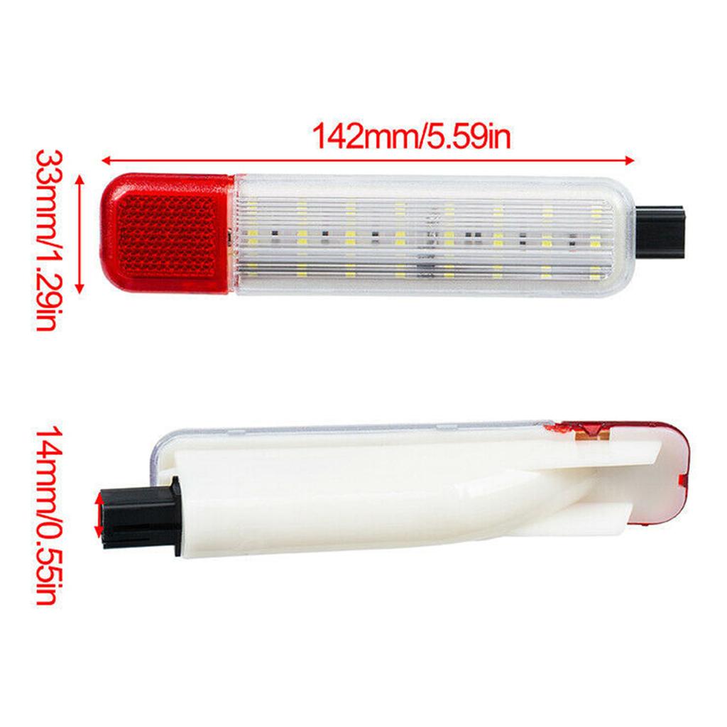 Светодиодный проектор для подсветки дверей автомобиля Silverado Suburban 1995-2007, светодиодные лампы для ног, 2 шт.