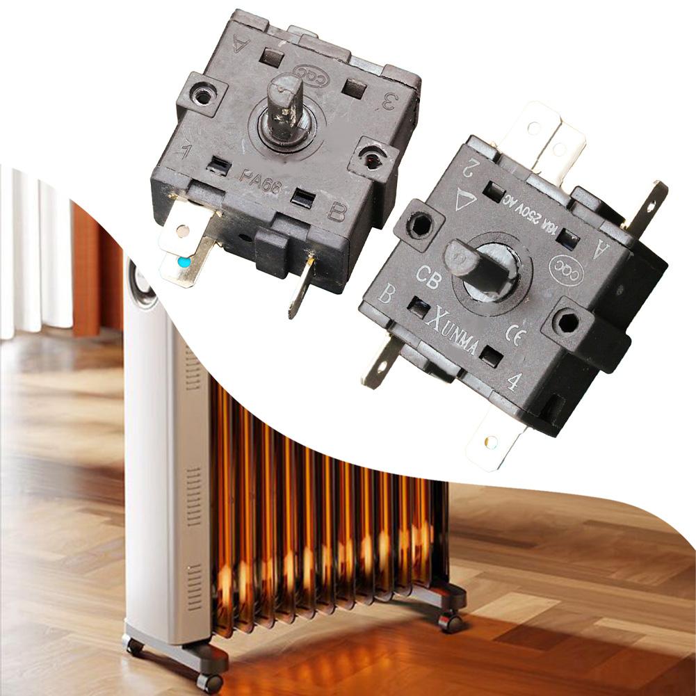 AAAAAElectricHeaterGearSwitchАксессуары для плиты 3-контактный 5-контактный переключатель регулировки скорости для конвекторов плит электрических обогревателей дома
