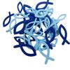 36 Pcs/pack Wooden  Hollow  Fish Unfinished Art Crafts Handmade Diy Wedding Home Decoration Supplies Tool (size Color Mixed)