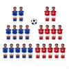 Resin Foosball Table Men Tabletop Boys Man Player Soccer Model with Ball Game Indoor Sports