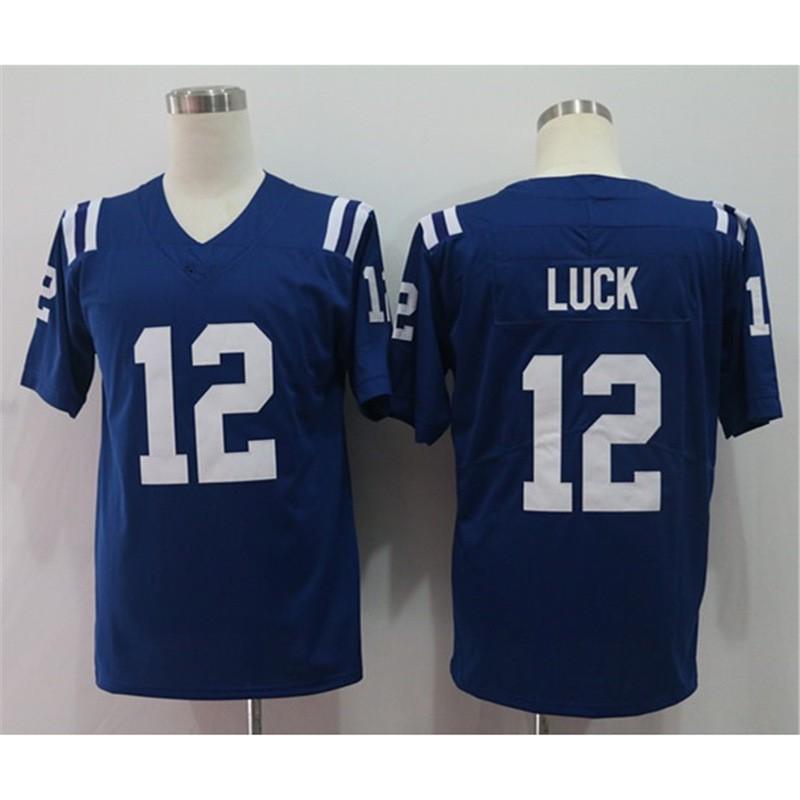 Mens NFL Indianapolis Colts Football Jersey Custom Name Number Cotton Blend Sports Uniform Fans