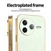 KADEM Чехол для Xiaomi Poco F7 Pro 5G/Redmi K80 5G Гальваническое покрытие Текстура шелка PU+TPU Задняя крышка телефона