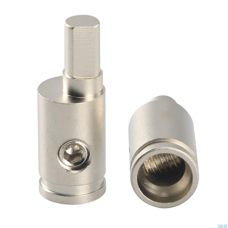 N84F Brass Auto Sound Connector Reducers 4GA to 8GA/4GA to 4GA Amp Input Reducer Connector for Industrial Application
