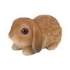 Ubia Crouching American Fuzzy Lop X X Cm Doll Figure Ornament Animal Garden Decoration Rabbit H16304 (Brown) 11.2 6.5 5.5
