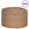 Corde - vidaXL - Jute 100% - 10 mm - 100 m - Écologique et durable