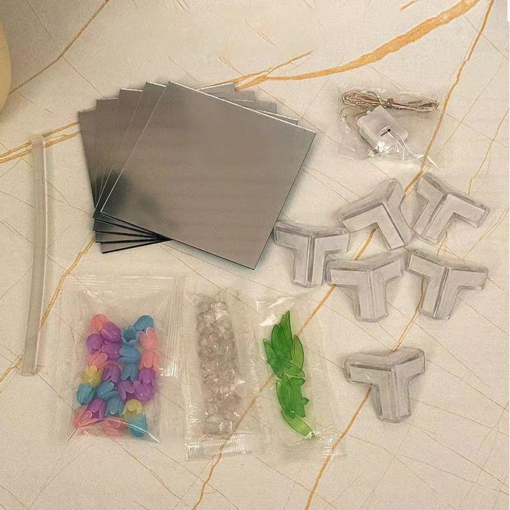 Без подарочных пакетов Тюльпан Ночной светильник Акриловые тюльпаны Цветочная настольная лампа Подарки на день рождения