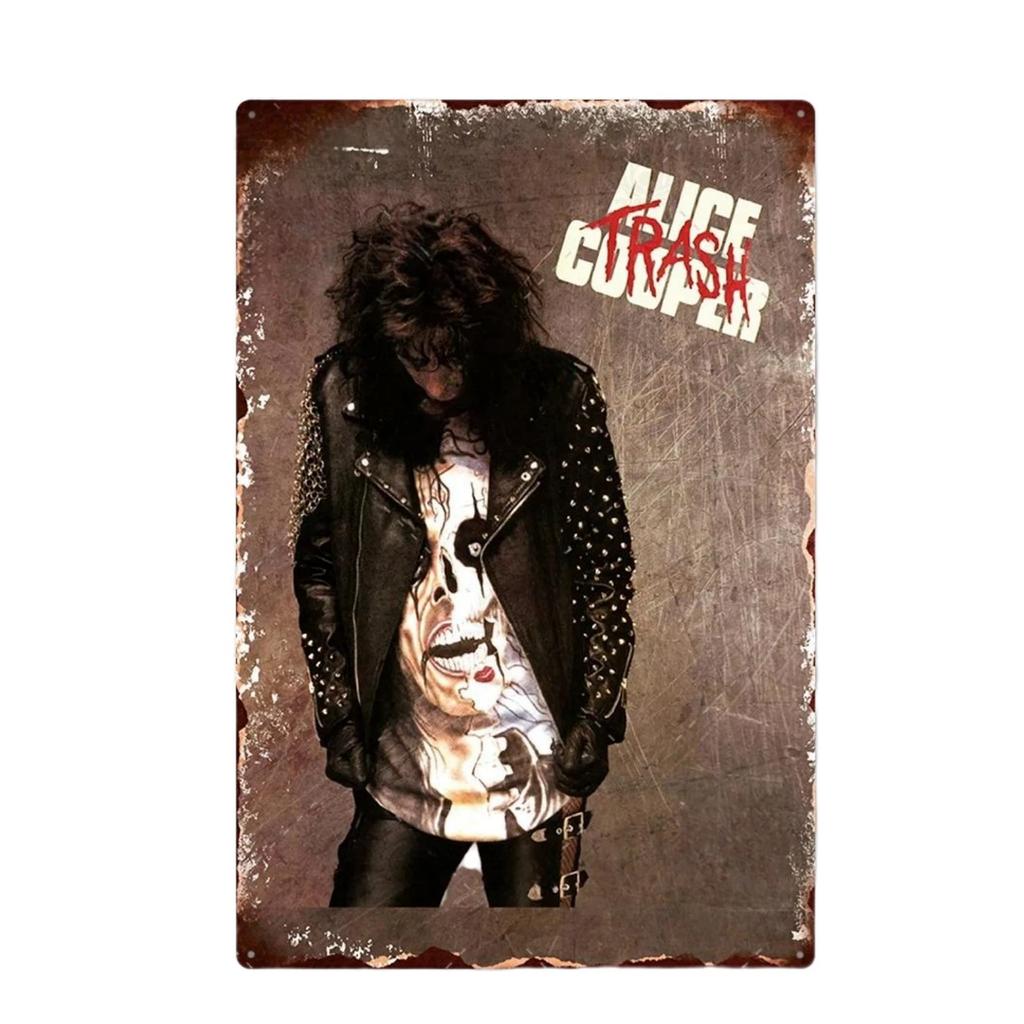 Vintage Rock Band Metal Sign Metal Poster Sign Plaque Metal Wall Plate Workshop Bar Pub Garage Club Retro Home Wall Decor