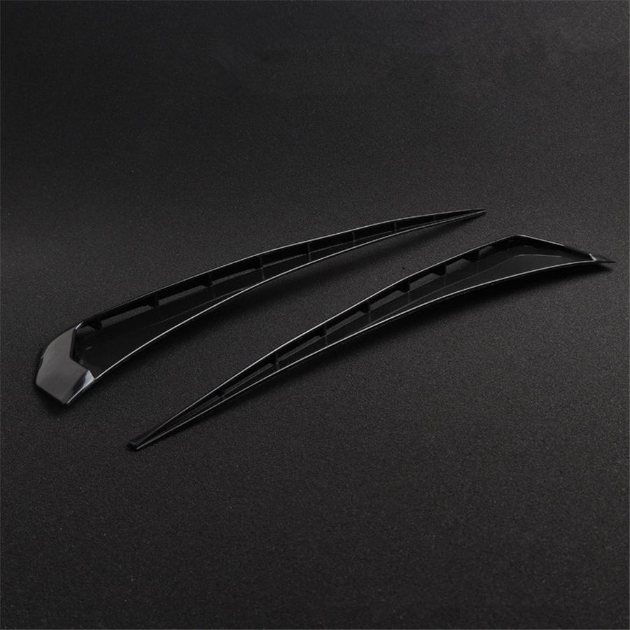 Новые для 2016-2020 Honda Civic 10-го поколения Вентиляционные отверстия передних крыльев Глянцевый черный стиль Type-R