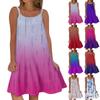Women's Fashion Summer Beach Casual Print Sleeveless Cute Sling Dress