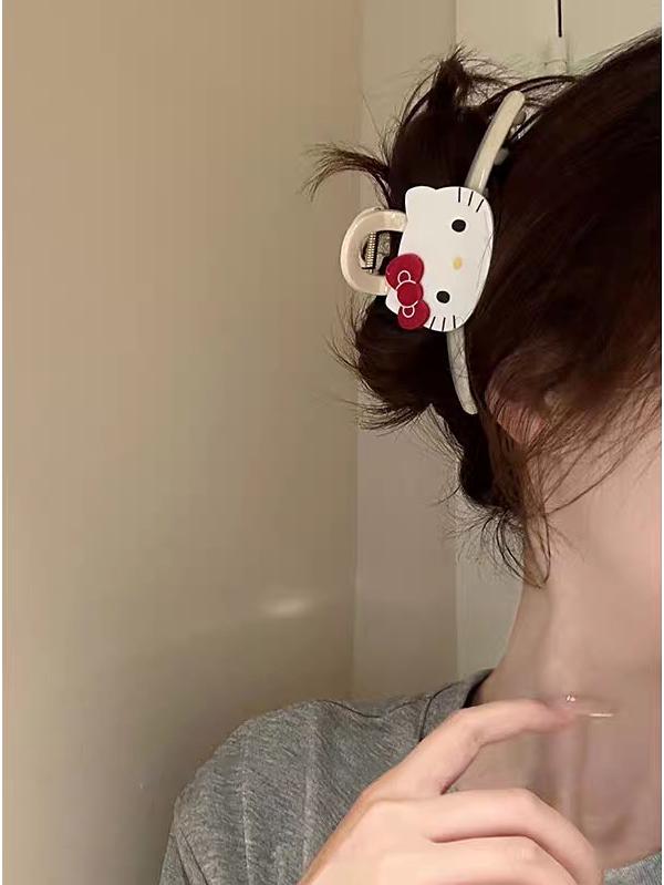 Корейская ретро большая заколка-краб для густых волос - Заколка-краб для волос высокого класса для прически пучок 2025