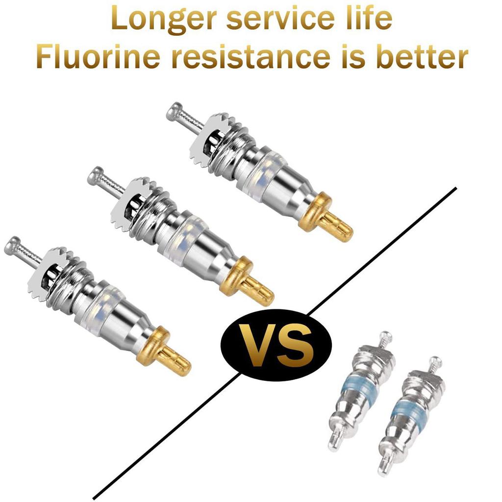 Auto Valves Core Remover Install Tool SAE 1/4inch 5/16inch Dual Size Car Air Conditioning Repairs